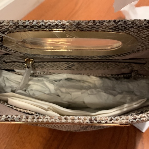 Michael Kors snake print leather bag